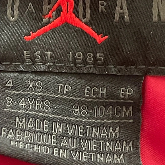 JORDAN Air Jordan & Swiss Tech red blue Puffer Jackets  XS (3/4) (4/5) bundle - Picture 10 of 17